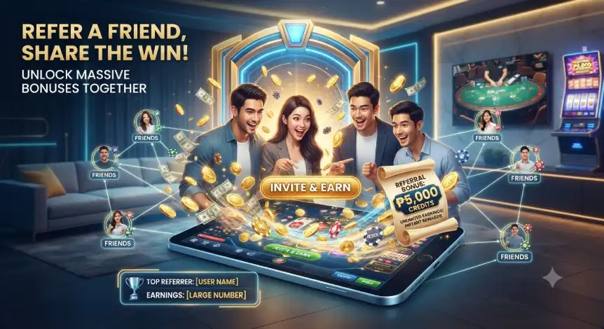 PASAYSLOTS Referral Bonus